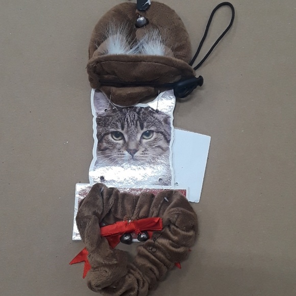 Silver Paw Other - Cat/Sm Dog Reindeer Antlers/Collar Costume